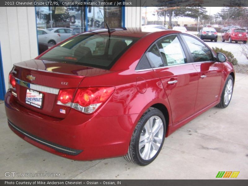 Crystal Red Metallic Tintcoat / Jet Black 2013 Chevrolet Cruze LTZ/RS
