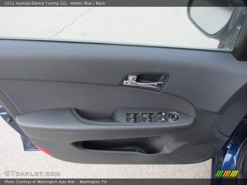 Atlantic Blue / Black 2011 Hyundai Elantra Touring GLS