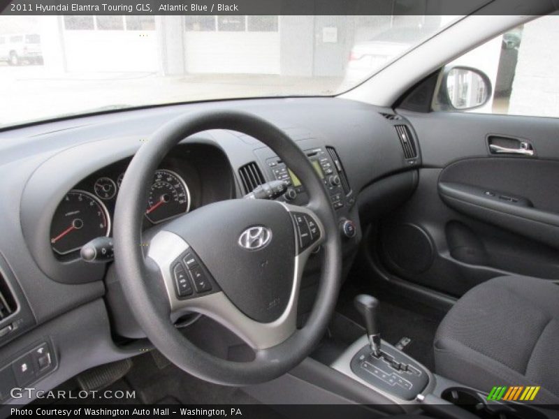 Atlantic Blue / Black 2011 Hyundai Elantra Touring GLS