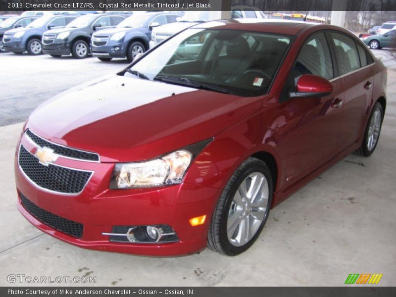 Crystal Red Metallic Tintcoat / Jet Black 2013 Chevrolet Cruze LTZ/RS