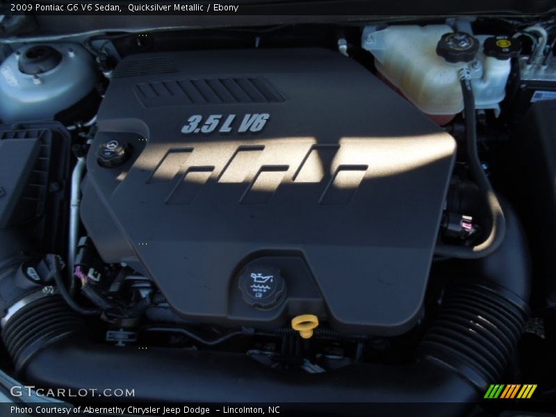 Quicksilver Metallic / Ebony 2009 Pontiac G6 V6 Sedan
