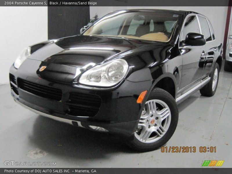 Black / Havanna/Sand Beige 2004 Porsche Cayenne S