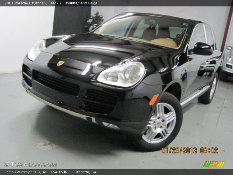 Black / Havanna/Sand Beige 2004 Porsche Cayenne S
