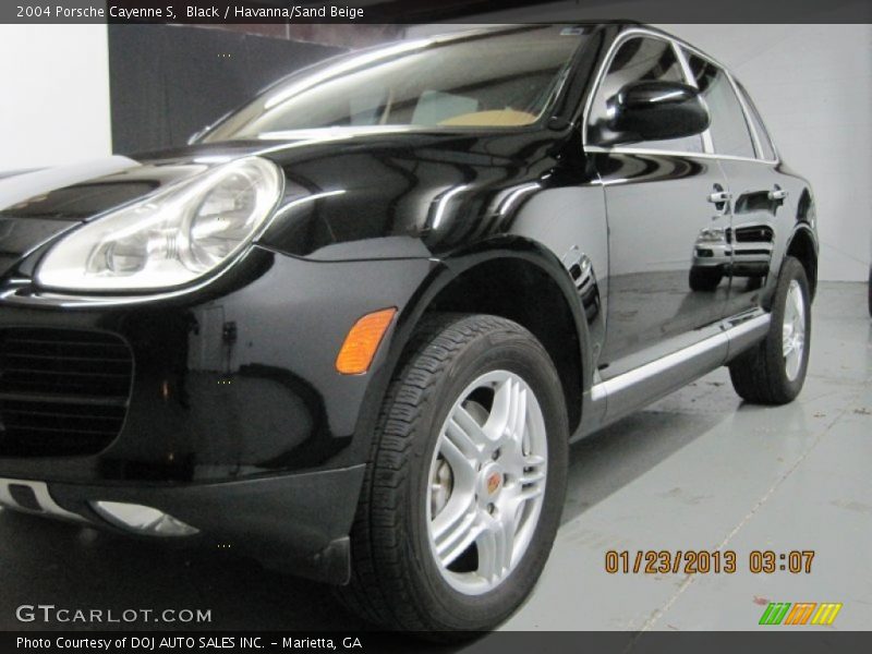 Black / Havanna/Sand Beige 2004 Porsche Cayenne S
