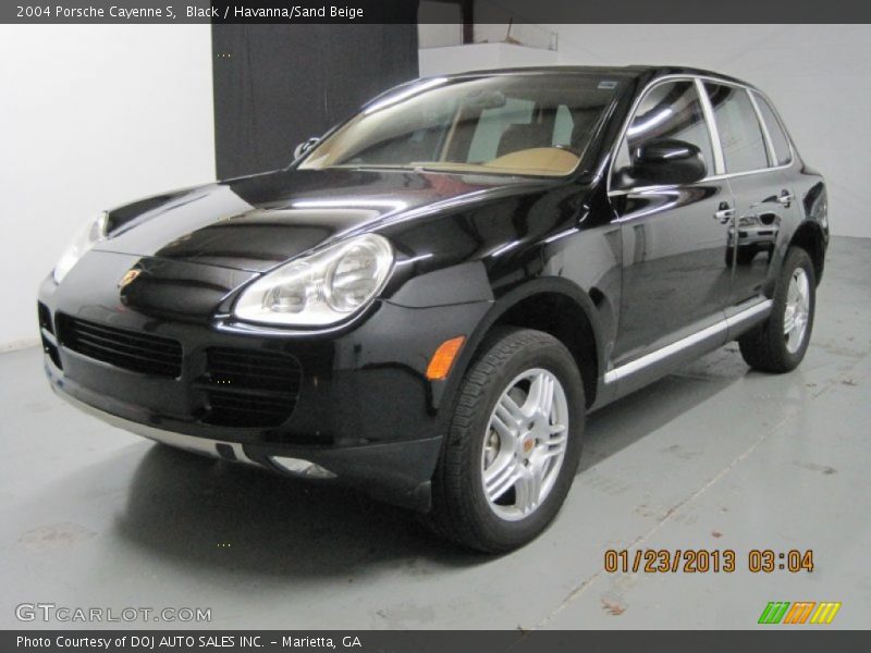 Black / Havanna/Sand Beige 2004 Porsche Cayenne S