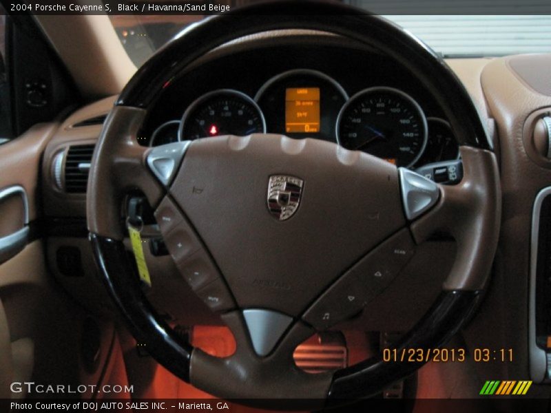 Black / Havanna/Sand Beige 2004 Porsche Cayenne S