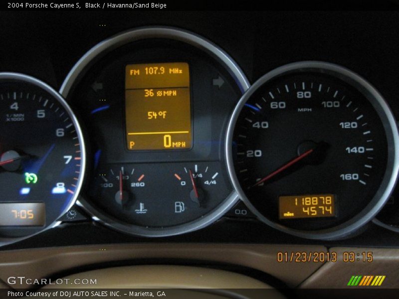 Black / Havanna/Sand Beige 2004 Porsche Cayenne S