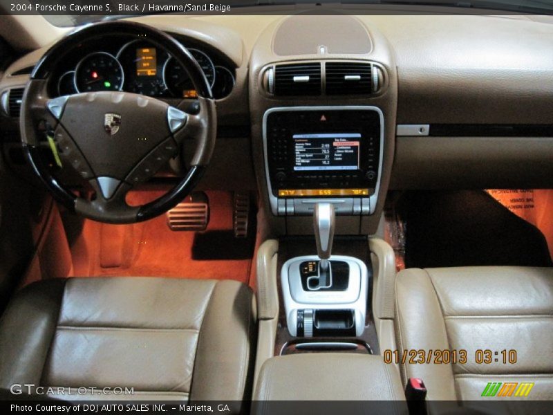 Black / Havanna/Sand Beige 2004 Porsche Cayenne S