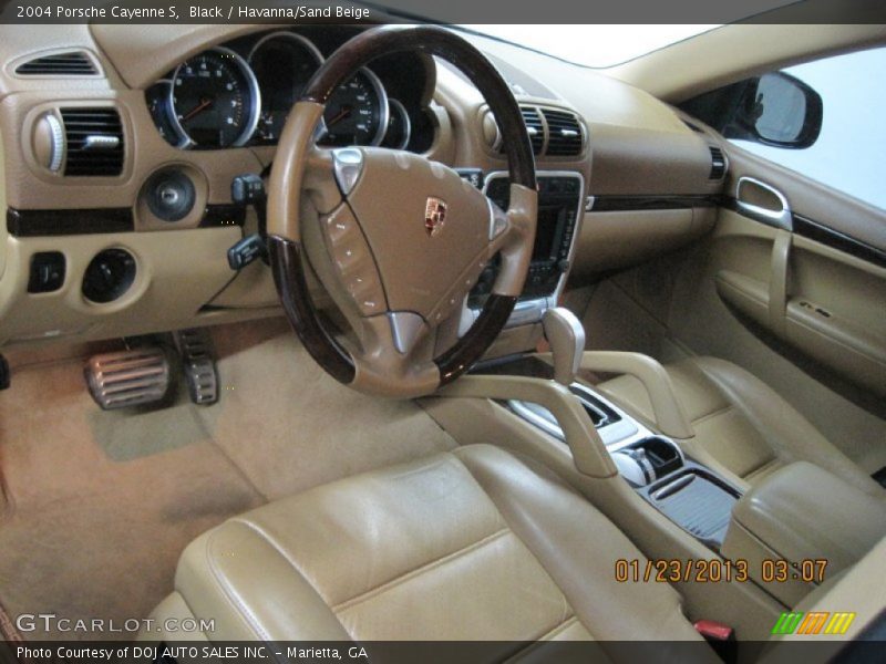 Black / Havanna/Sand Beige 2004 Porsche Cayenne S