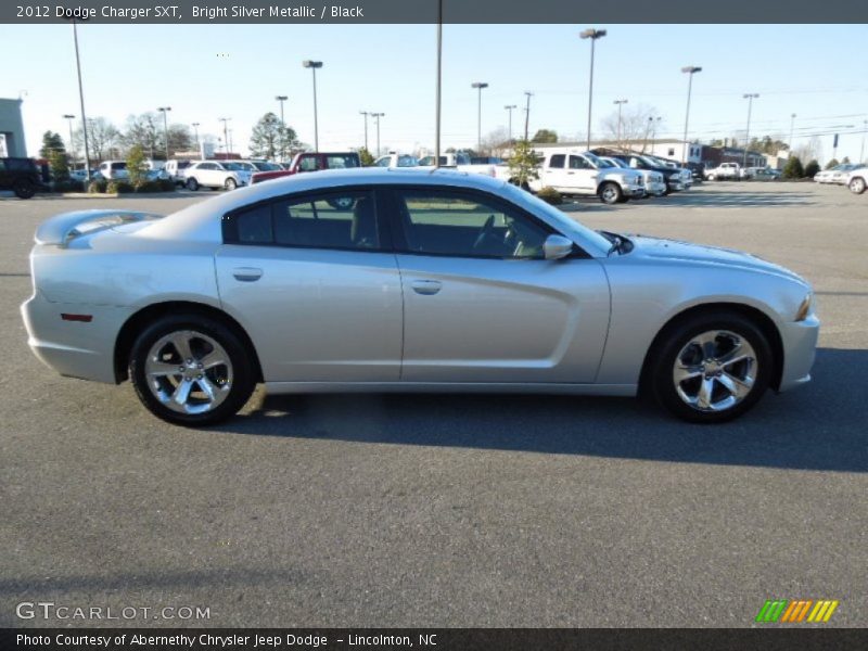Bright Silver Metallic / Black 2012 Dodge Charger SXT