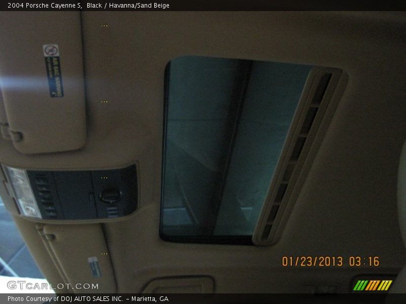 Black / Havanna/Sand Beige 2004 Porsche Cayenne S