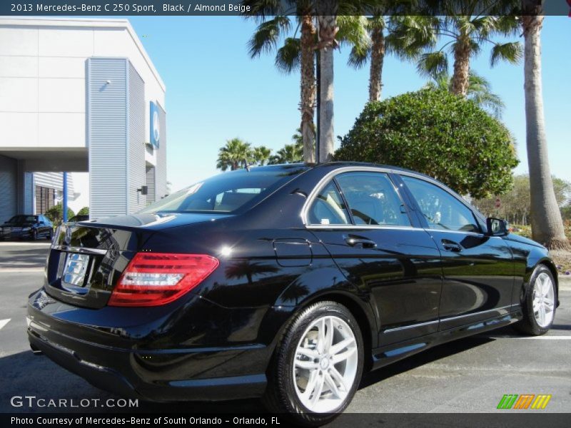 Black / Almond Beige 2013 Mercedes-Benz C 250 Sport