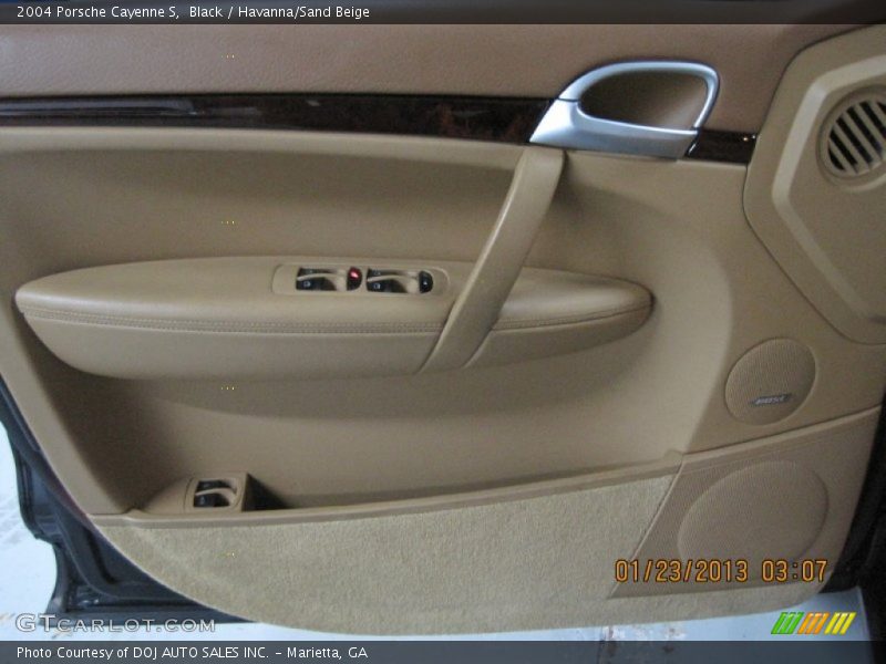 Black / Havanna/Sand Beige 2004 Porsche Cayenne S