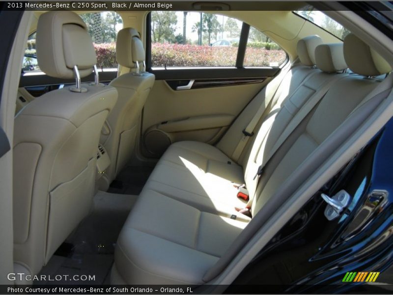 Black / Almond Beige 2013 Mercedes-Benz C 250 Sport