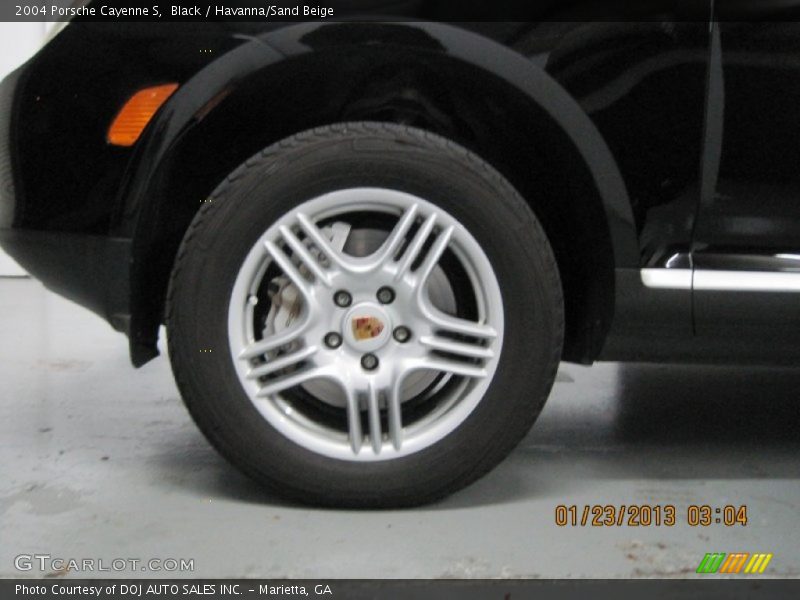 Black / Havanna/Sand Beige 2004 Porsche Cayenne S