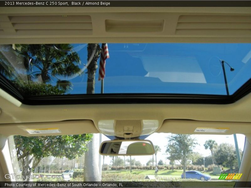 Black / Almond Beige 2013 Mercedes-Benz C 250 Sport