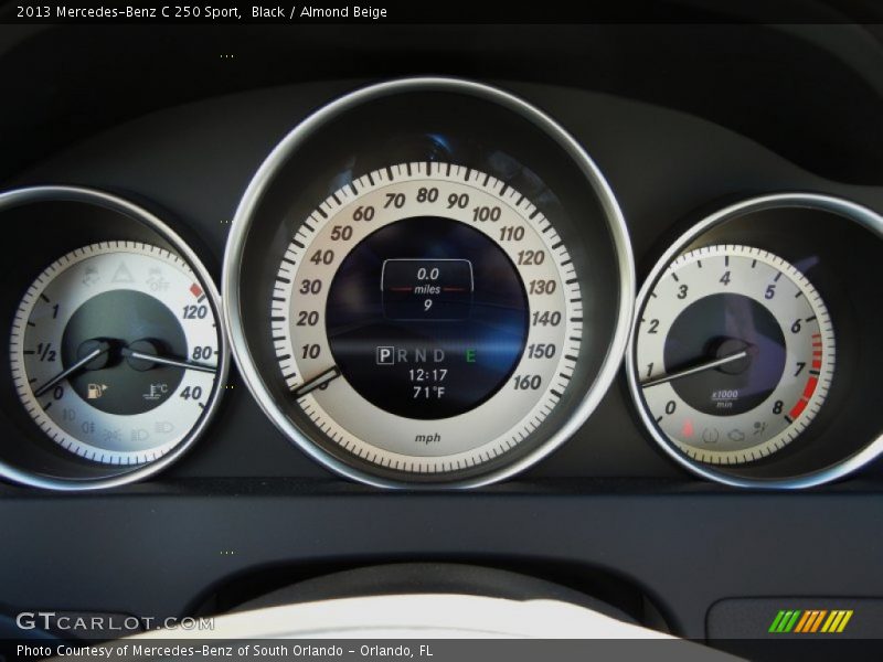 Black / Almond Beige 2013 Mercedes-Benz C 250 Sport