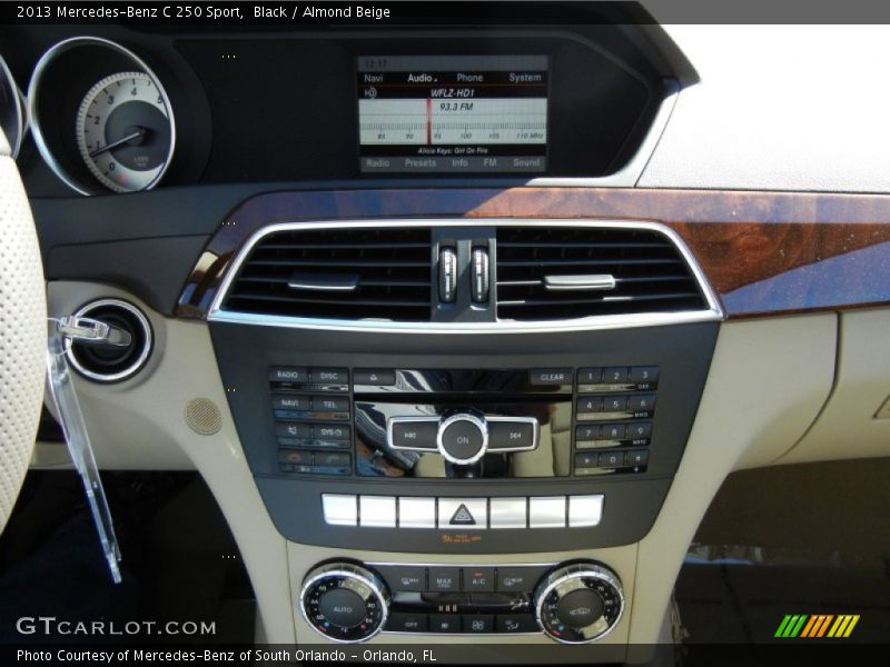 Black / Almond Beige 2013 Mercedes-Benz C 250 Sport