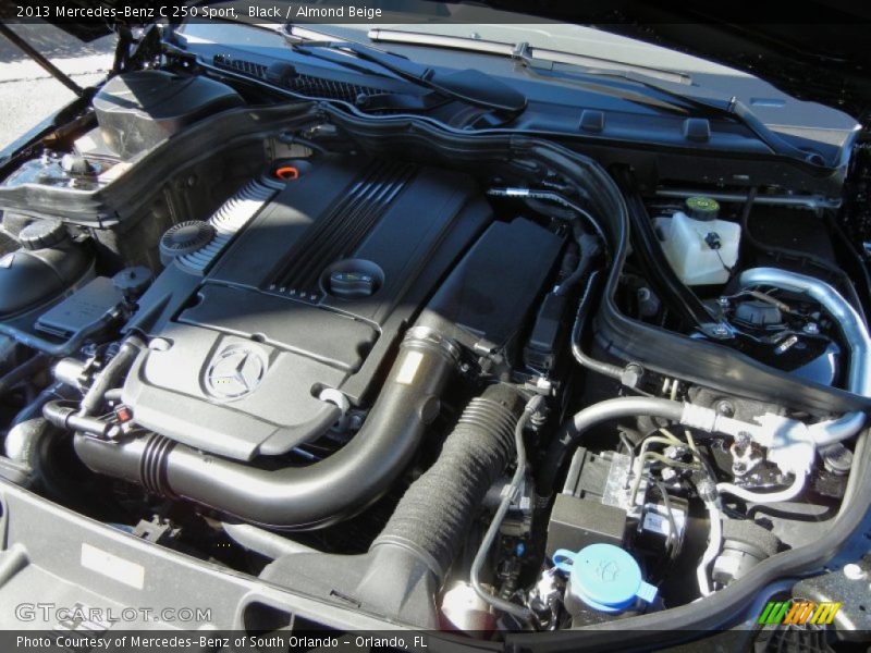 Black / Almond Beige 2013 Mercedes-Benz C 250 Sport