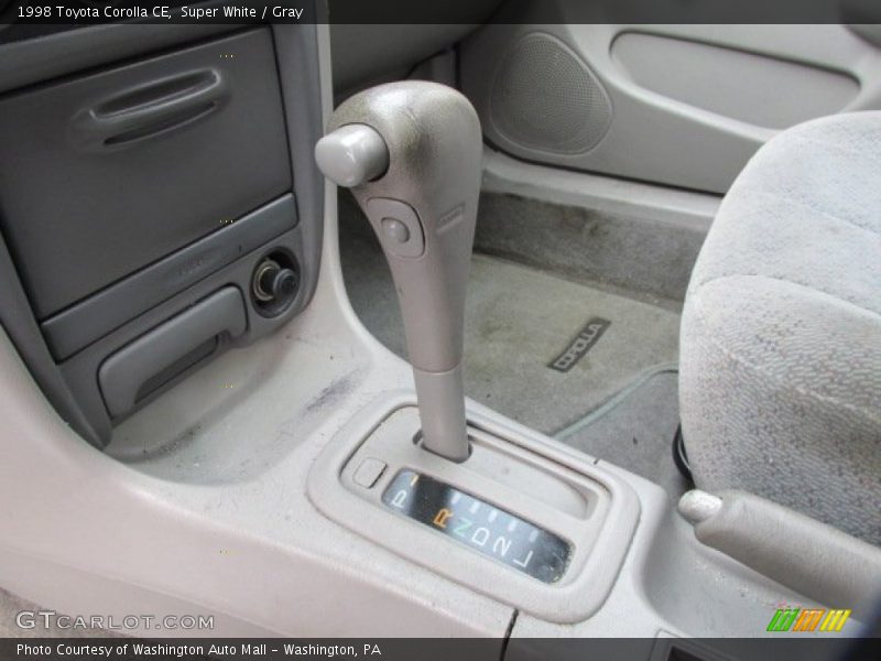 Super White / Gray 1998 Toyota Corolla CE