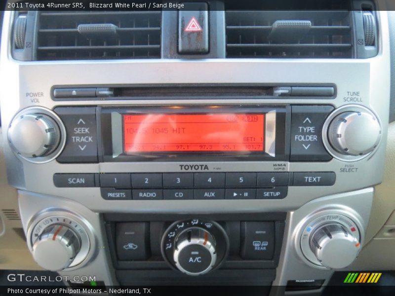 Blizzard White Pearl / Sand Beige 2011 Toyota 4Runner SR5