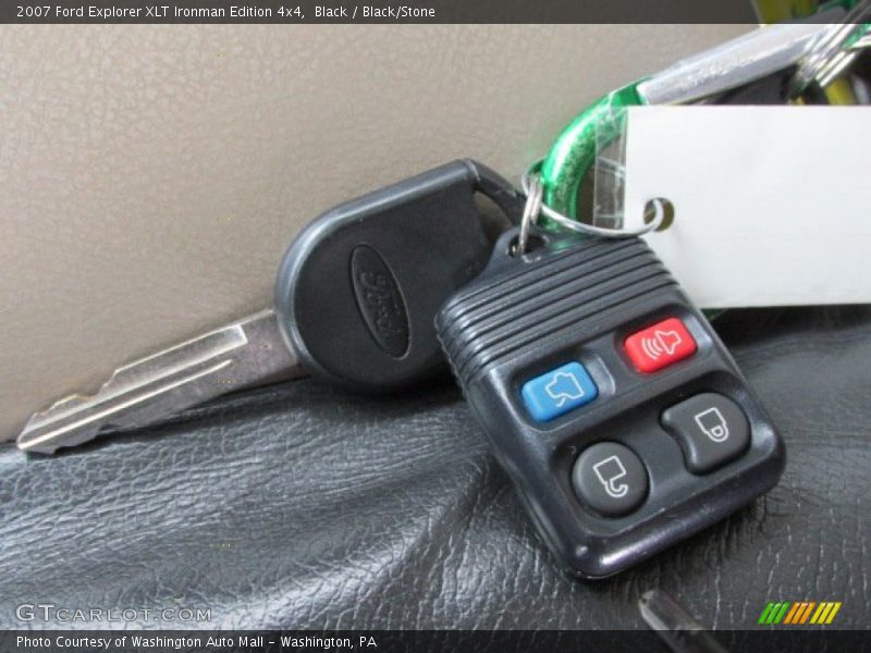 Keys of 2007 Explorer XLT Ironman Edition 4x4