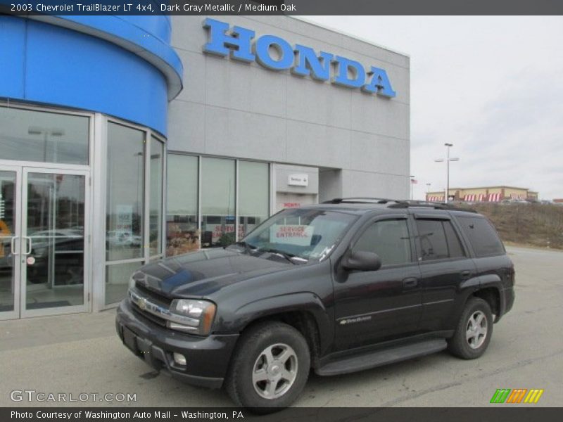 Dark Gray Metallic / Medium Oak 2003 Chevrolet TrailBlazer LT 4x4