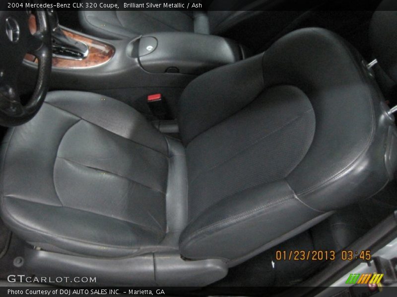 Brilliant Silver Metallic / Ash 2004 Mercedes-Benz CLK 320 Coupe