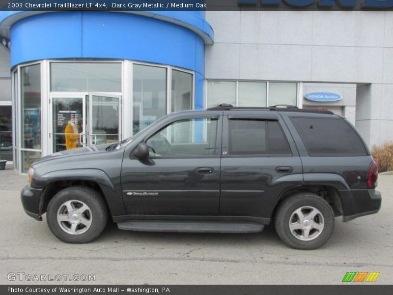 Dark Gray Metallic / Medium Oak 2003 Chevrolet TrailBlazer LT 4x4