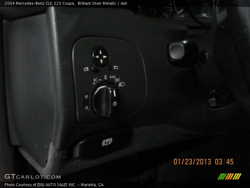 Brilliant Silver Metallic / Ash 2004 Mercedes-Benz CLK 320 Coupe