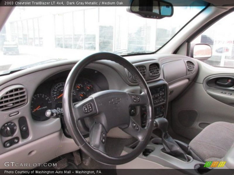 Dark Gray Metallic / Medium Oak 2003 Chevrolet TrailBlazer LT 4x4