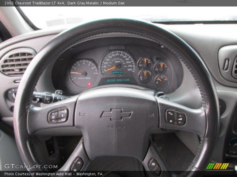 Dark Gray Metallic / Medium Oak 2003 Chevrolet TrailBlazer LT 4x4
