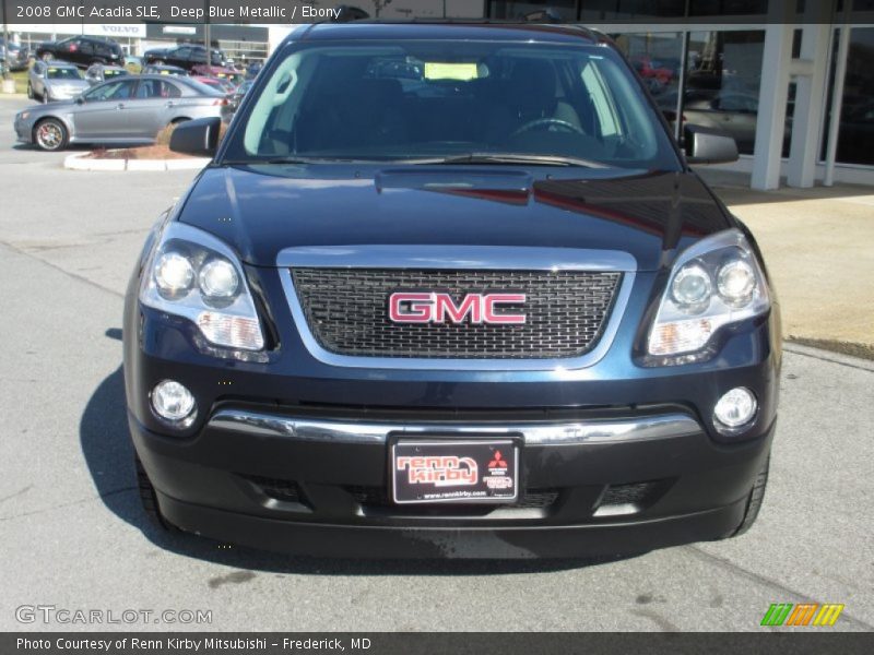 Deep Blue Metallic / Ebony 2008 GMC Acadia SLE