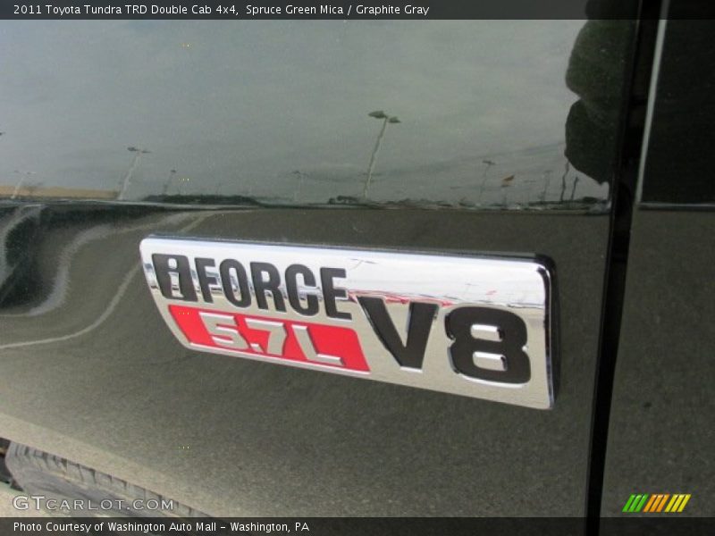 Spruce Green Mica / Graphite Gray 2011 Toyota Tundra TRD Double Cab 4x4