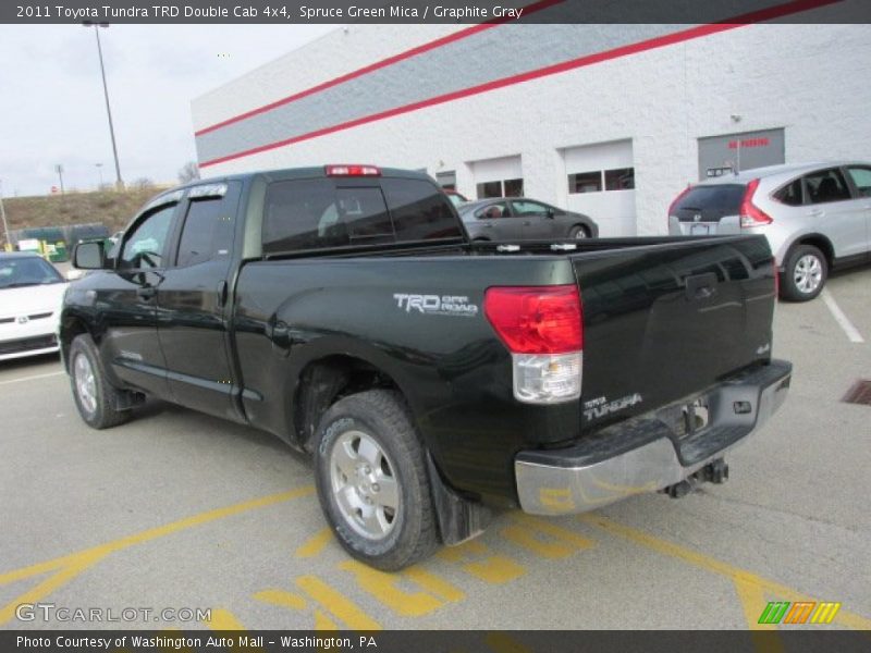 Spruce Green Mica / Graphite Gray 2011 Toyota Tundra TRD Double Cab 4x4