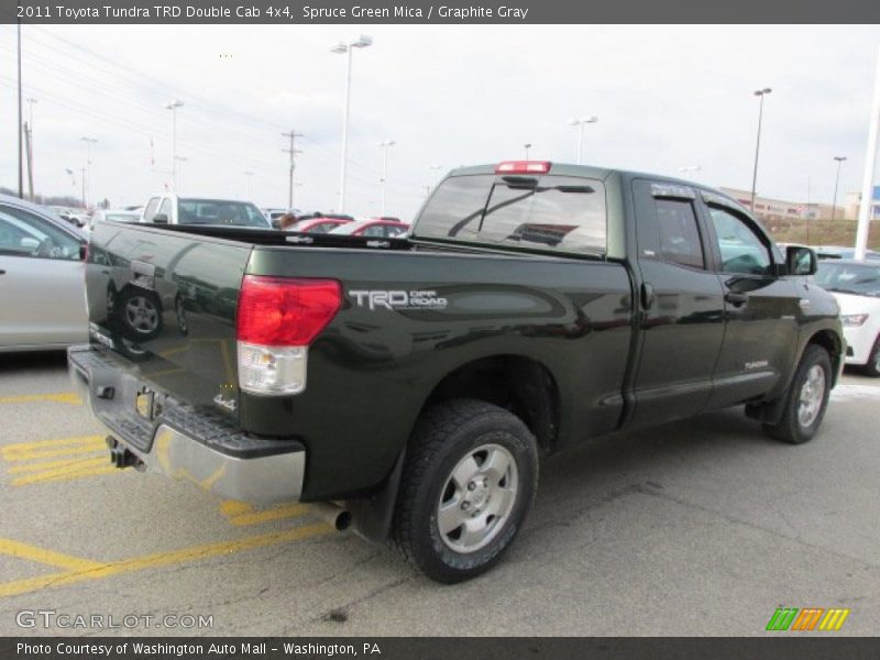 Spruce Green Mica / Graphite Gray 2011 Toyota Tundra TRD Double Cab 4x4