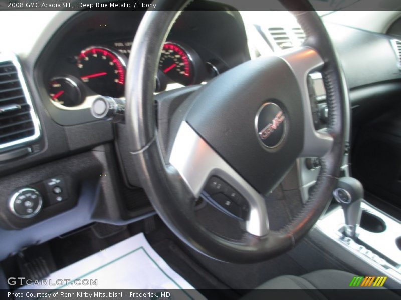 Deep Blue Metallic / Ebony 2008 GMC Acadia SLE