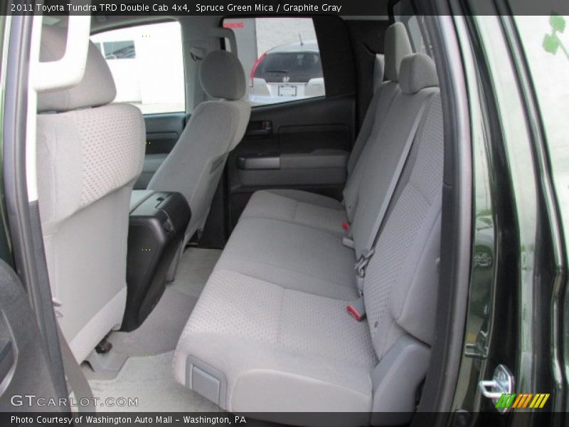 Spruce Green Mica / Graphite Gray 2011 Toyota Tundra TRD Double Cab 4x4