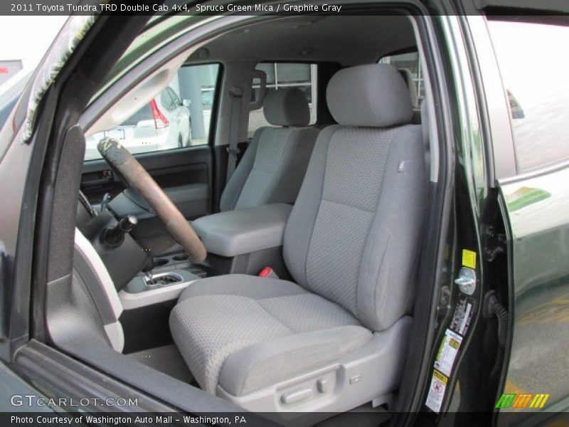 Spruce Green Mica / Graphite Gray 2011 Toyota Tundra TRD Double Cab 4x4
