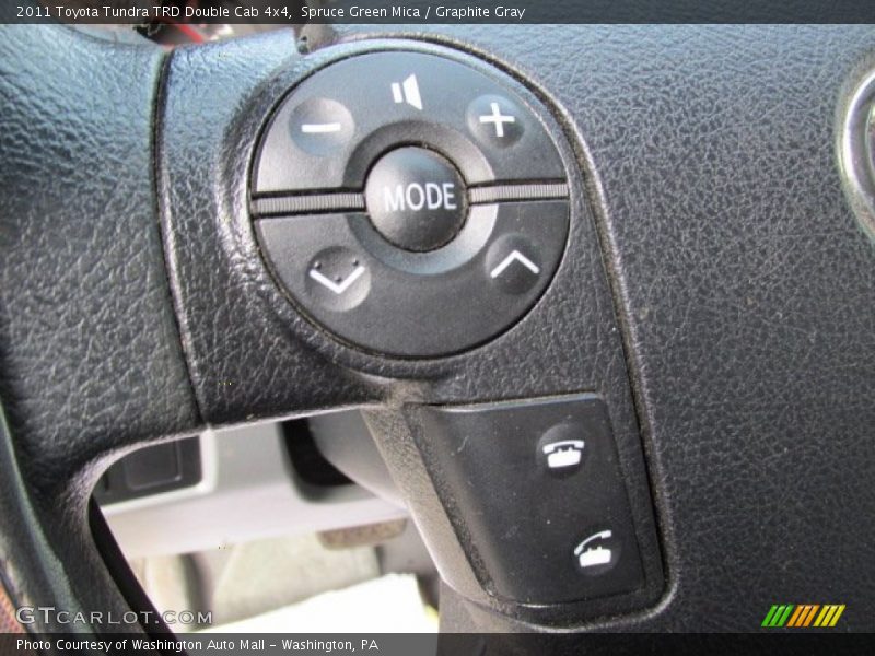 Spruce Green Mica / Graphite Gray 2011 Toyota Tundra TRD Double Cab 4x4