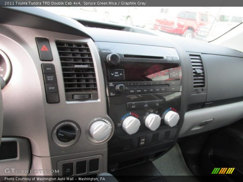 Spruce Green Mica / Graphite Gray 2011 Toyota Tundra TRD Double Cab 4x4
