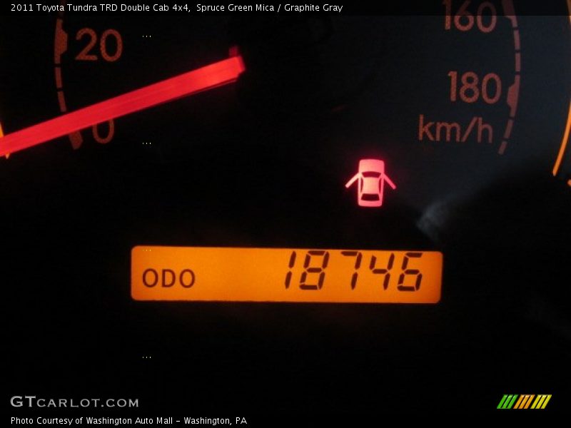 Spruce Green Mica / Graphite Gray 2011 Toyota Tundra TRD Double Cab 4x4