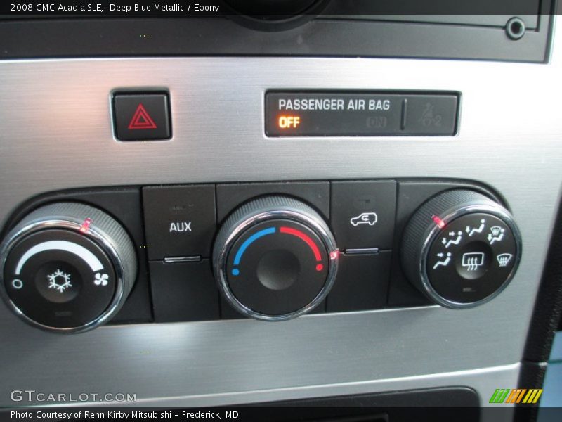 Deep Blue Metallic / Ebony 2008 GMC Acadia SLE