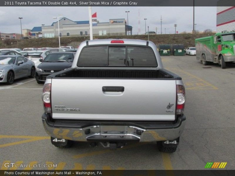 Silver Streak Mica / Graphite Gray 2011 Toyota Tacoma TX Double Cab 4x4