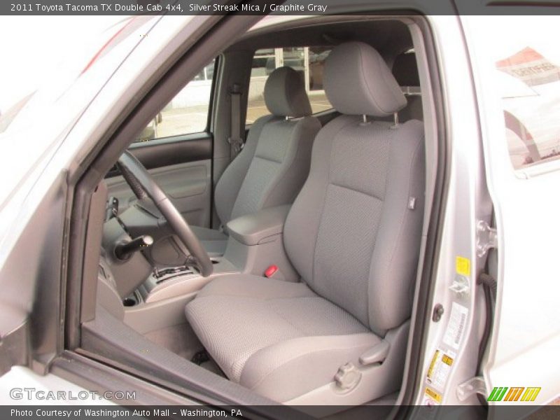 Silver Streak Mica / Graphite Gray 2011 Toyota Tacoma TX Double Cab 4x4