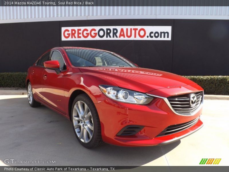 Soul Red Mica / Black 2014 Mazda MAZDA6 Touring