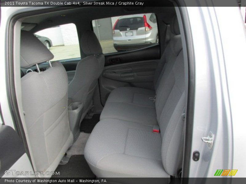 Rear Seat of 2011 Tacoma TX Double Cab 4x4
