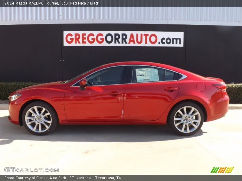 Soul Red Mica / Black 2014 Mazda MAZDA6 Touring