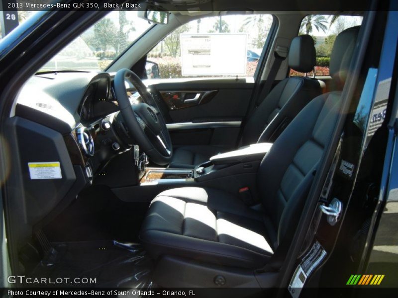 Black / Black 2013 Mercedes-Benz GLK 350