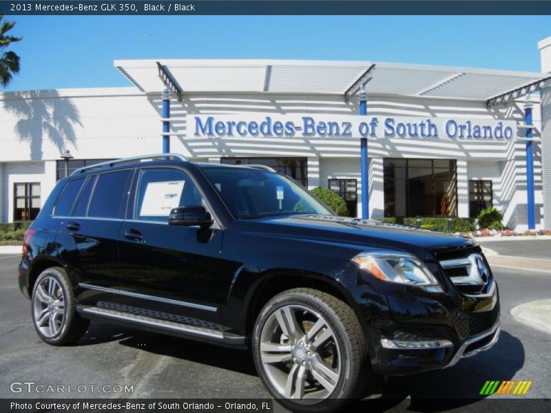 Black / Black 2013 Mercedes-Benz GLK 350